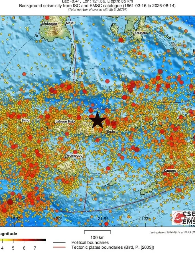 A 7.7-Magnitude Earthquake Just Shook Indonesia's Flores Region, Here's What You Need to Know