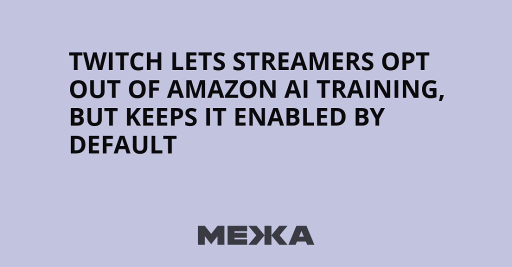 Amazon Is Feeding Twitch Streams to Its AI, And the Gaming World Has Questions — Amazon, Twitch, Generative AI