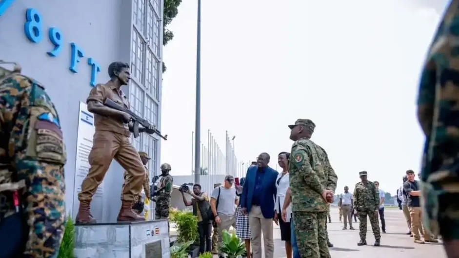 Stone, Bronze, and a Half-Century of History: Uganda Honors Israeli Commander Yoni Netanyahu at Entebbe - Entebbe Yoni Netanyahu Muhoozi Kainerugaba
