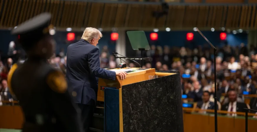Trump at the UN: Big Threats, Slipping Polls, and a President Who Can't Escape Himself 9 Trump at the UN: Big Threats, Slipping Polls, and a President Who Can't Escape Himself