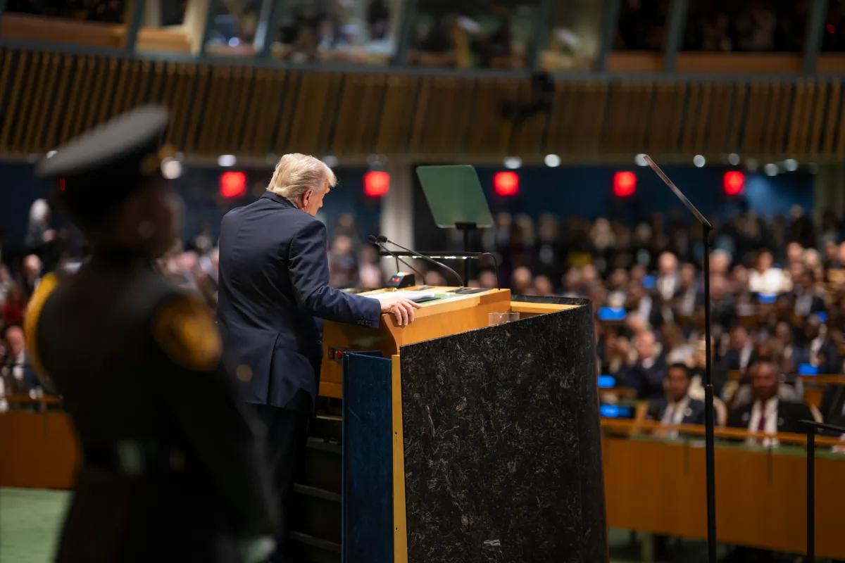 Trump at the UN: Big Threats, Slipping Polls, and a President Who Can't Escape Himself